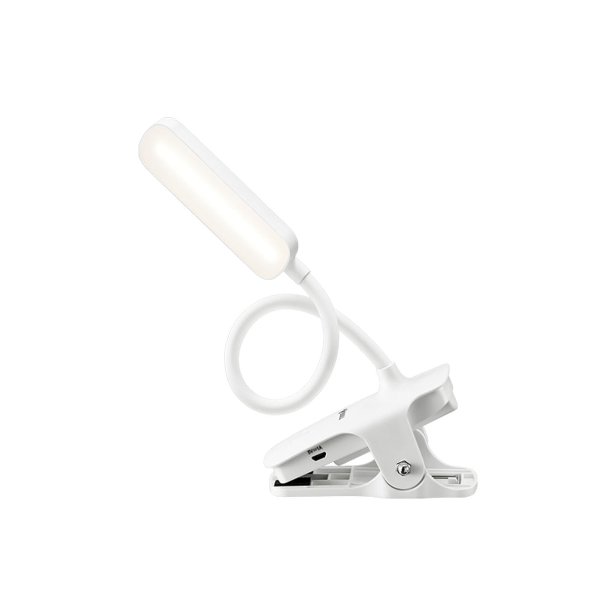 Đèn bàn di động có thể sạc lại Clip Light (Màu trắng)