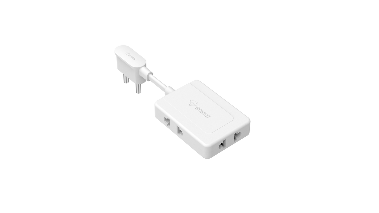 Ổ cắm nối Goneo 3 ổ cắm 2 chấu Z030R-0.3