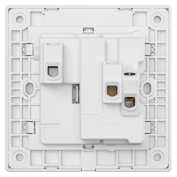 1-gang 1-Pole Switch + Universal Socket