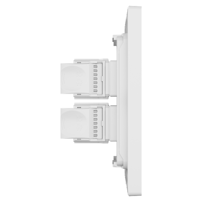 2-gang Computer Outlet (Cat6)