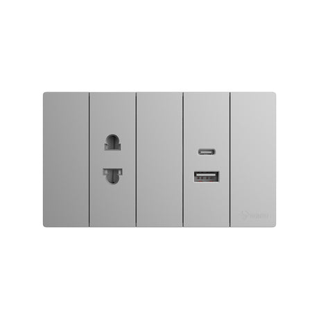 Bộ ổ cắm đa năng 1 cổng &amp; 2 cổng USB