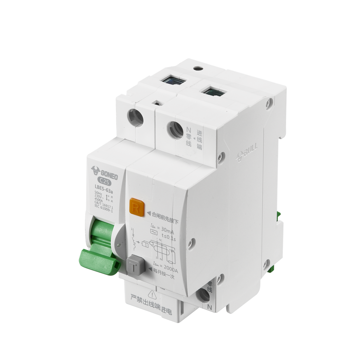 LBE5-63aC25 Electronic RCBO 25A