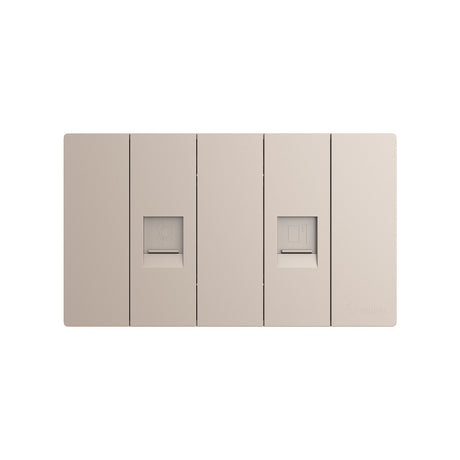 Telephone & Computer Outlet Set