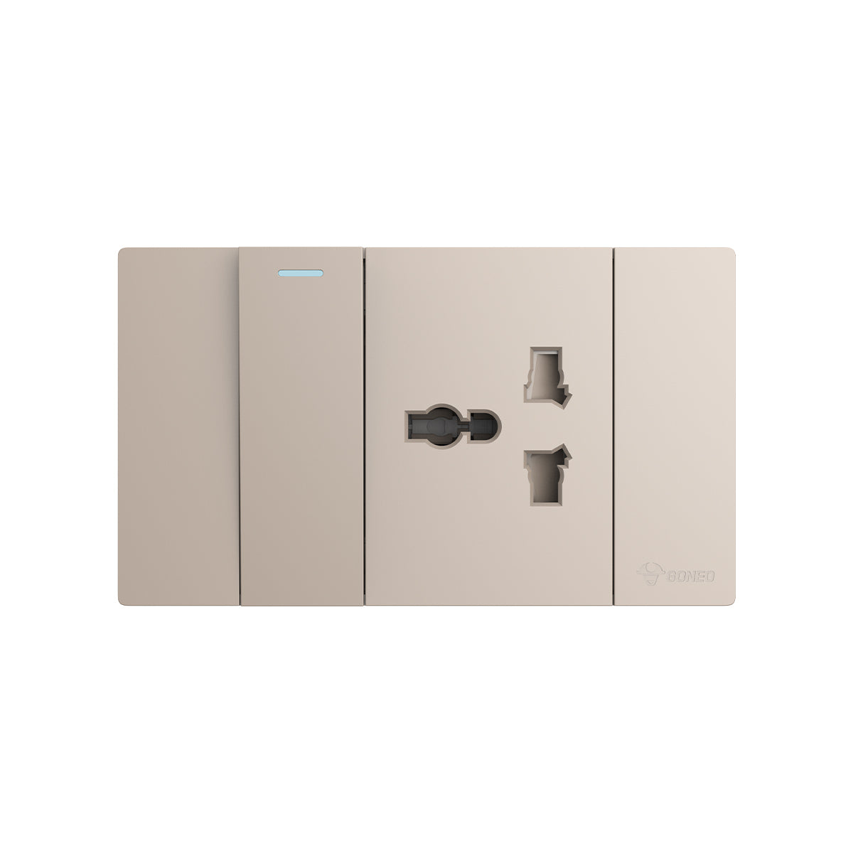 Bộ công tắc 1 chiều &amp; 1 ổ cắm đa năng