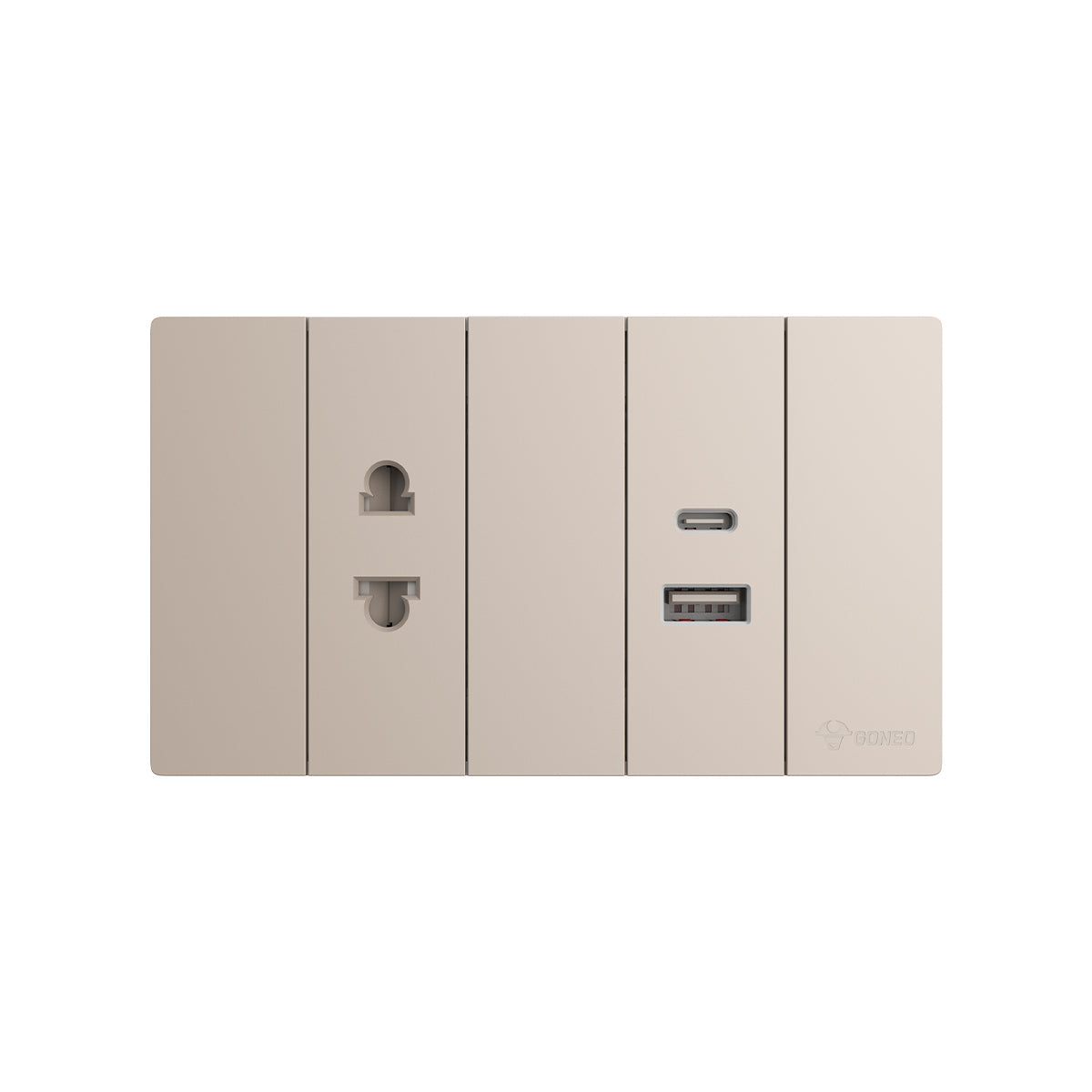 Bộ ổ cắm đa năng 1 cổng &amp; 2 cổng USB