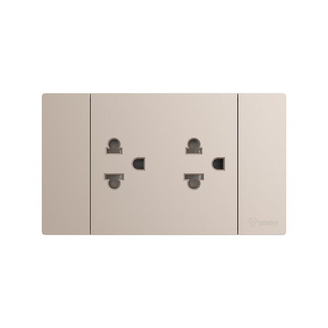 Ổ cắm đa năng Duplex có bộ tiếp đất và cửa chớp