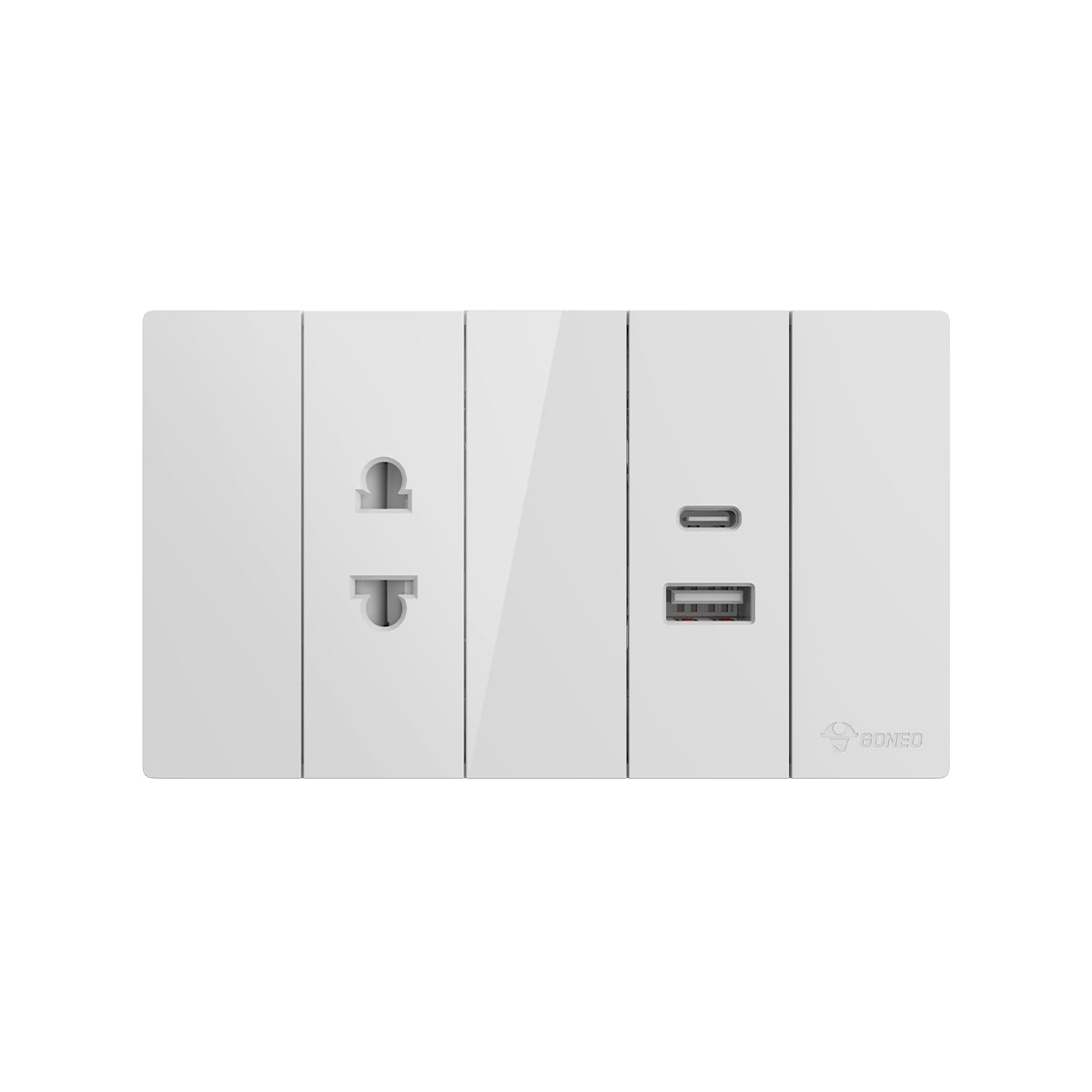 Bộ ổ cắm đa năng 1 cổng &amp; 2 cổng USB