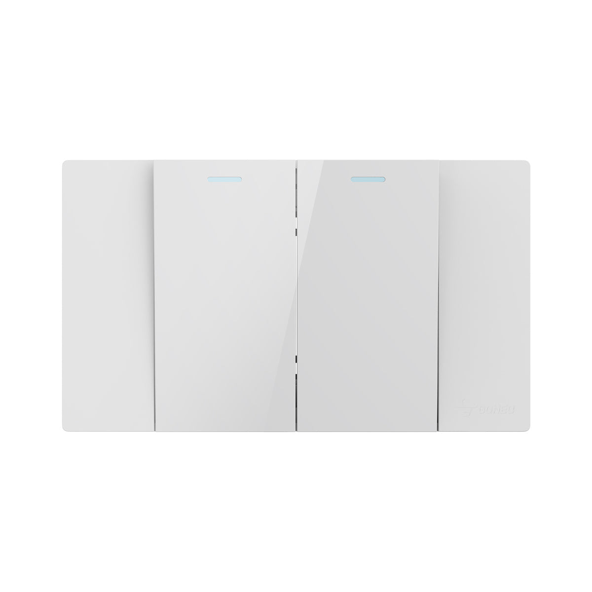 Bộ công tắc 2 ổ cắm 1 chiều