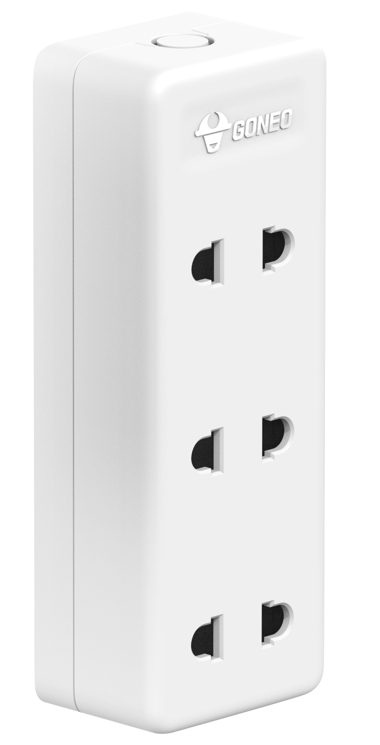 W0300 Cordless Socket, 3 x 2-Pin Outlets