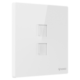 1-gang Telephone + Computer Outlet (Cat6)