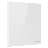 2-gang Computer Outlet (Cat6)