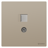 1 ổ TV và 1ổ máy tính CAT6