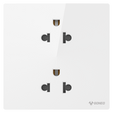 Ổ cắm đôi 3 chấu 16A