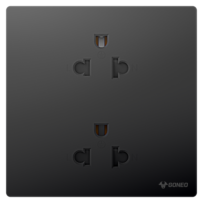 Ổ cắm đôi 3 chấu 16A