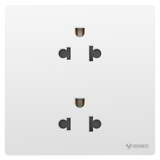 Ổ cắm đôi 3 chấu 16A