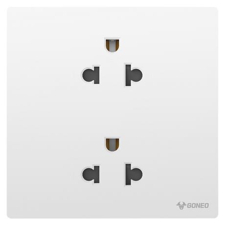 Ổ cắm đôi 3 chấu 16A